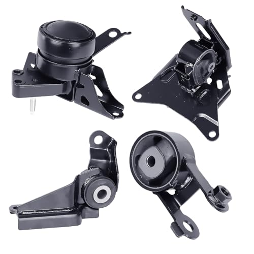 4PCS Engine Mount Set for Yaris 2006-2011 & 2015-2017 1.5L - size: 2006-2011 & 2015-2017 Yaris