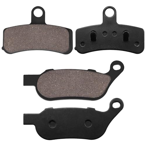 Brake Pads for Harley Davidson Fatboy 2008-2014, Softail Deluxe 2008-2014, Street Bob 2008-2017, Heritage Softail Classic, Super Glide, Softail Custom, Dyna Wide Glide, Rocker, Night Train, Low Rider