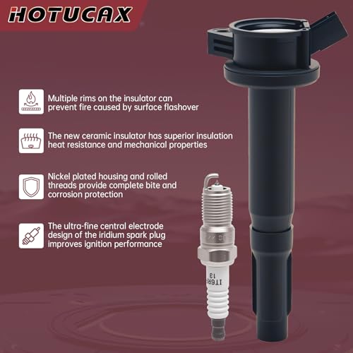 UF486 Ignition Coils & SP486 Iridium Spark Plug Set, 6 Pack - size: UF486 & Spark Plugs