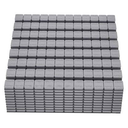 MIKKUPPA 1/4oz Adhesive Stick on Wheel Weights Gray 0.25oz, 240oz/Box - color: Grey, size: 960 PCS
