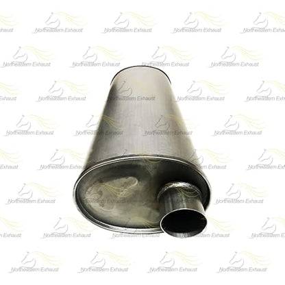 Exhaust Intermediate Pipe, Muffler, Resonator Exhaust Kit Compatible for 2001-2005 GMC Yukon 4.8L 5.3L | Stainless Steel | Northeastern Exhaust | Free Clamps Included | Automotive Replacement Part