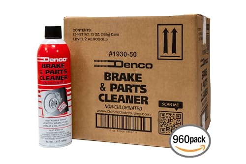 Denco 1930-50 Brake Cleaner, 50-State, Non-Chlorinated, 13oz, 24-Pack - size: 13 Ounce (Pack of 24)