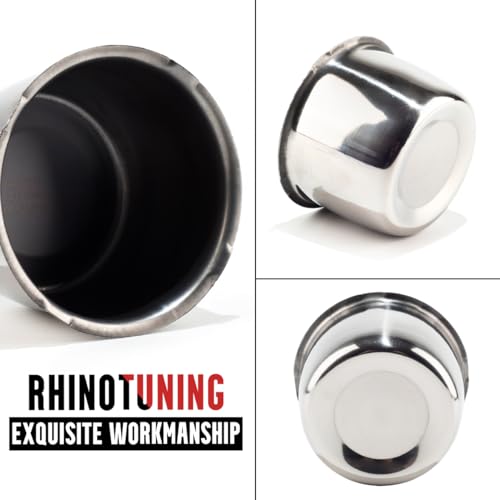 Rtrhinotuning Stainless Steel Push Through Center Caps 3.31" for Trailer Truck Rv Wheel Rims Chrome Trailer Hub Cap 2.34" Hight 4 PCS Wheel Center Caps - color: Chrome, size: 3.31" Center Hole, 2.34" Height