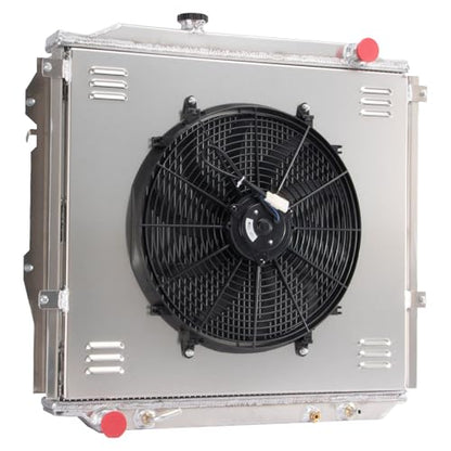 Automotive Replacement Engine Radiators 2 Row Radiator Shroud Fan Thermostat Relay Kit For Toyota 4Runner 2.7L 3.4L L4 1996-2002 Aluminum Radiator Fan - size: 2 Row Radiator/w Cap+Shroud Fan+Relay Kit
