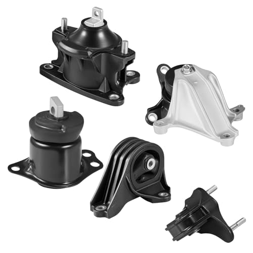 VEVOR Engine Motor Mount and Transmission Mount Kit Replacement, Set of 5, Compatible with 2013-2017 Honda Accord 2.4L L4, Replace OE# A65072 A65054 A65040 A65068 A65071, Secure Support - size: 2013-2017 Honda Accord 2.4L