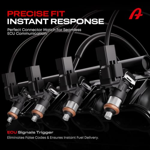 Fuel Injectors Set of 6, Compatible with 3.5L 3.7L Ford Lincoln