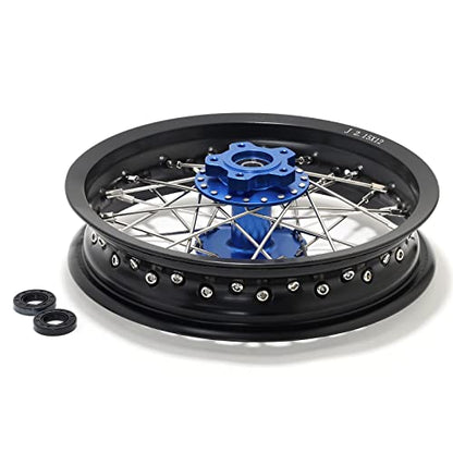 TOFR CNC 14"x2.15" Rear Wheel Rim Hub for Surron SUR-RON Light Bee X LBX - color: Blue, size: 14" Rear