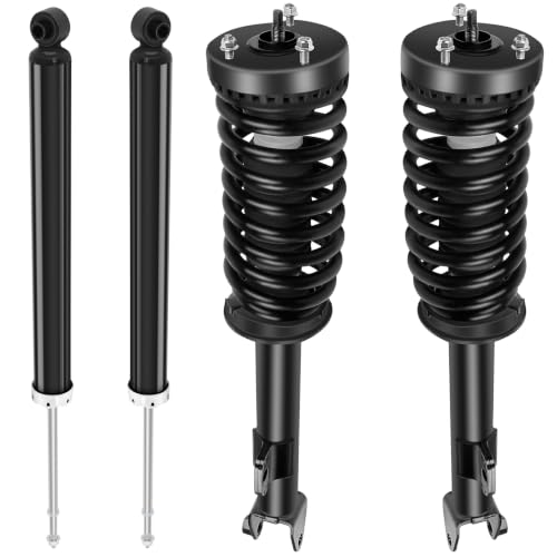 CCIYU Front and Rear Complete Strut Fit for Chrysler 300 05-10 RWD 4PCS