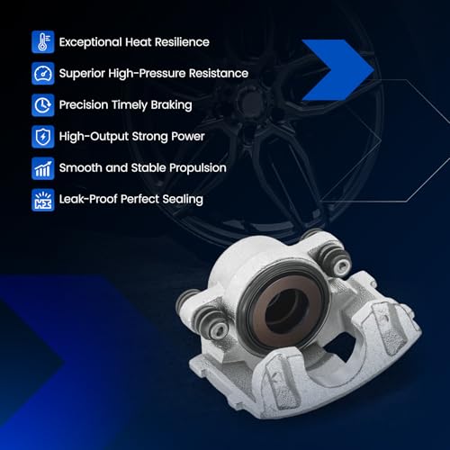 Front Brake Caliper Assembly for Jeep Cherokee 1990-2000 2.5L 4.0L - size: Front[18-4339 & 18-4340]