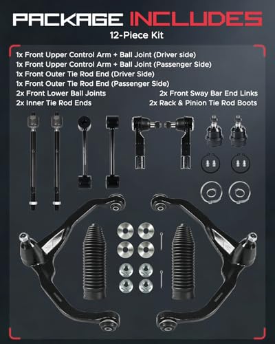 12Pc Control Arm Suspension Kit Fit for Dodge Nitro 2007-2011 - size: Fit for Nitro 07-11 12x Control Arm Kit (90)