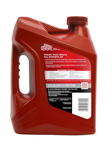 Valvoline MaxLife Multi-Vehicle ATF Full Synthetic Automatic Transmission Fluid 1 Gallon - size: 4 QT