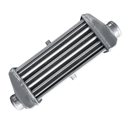 Universal Intercooler 16.5''x7''x2.7" Front Mount Intercooler 2.2'' Inlet and Outlet Aluminum Turbo Intercooler Direct Replacement for Any Turbo Charger system - size: 16.5''x7''x2.7" 2.2''
