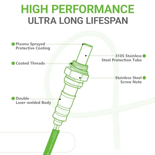 O2 Oxygen Sensor Upstream Compatible with Ford F-150 Mustang Aerostar E-150 E-250 Econoline Thunderbird Taurus & Lincoln Continental & Mazda B2300 & Mercury Cougar Sable Tracer # 250-23002 25023002 - size: 23002