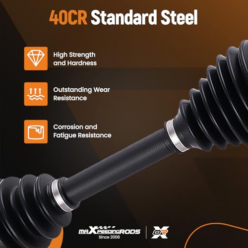 maXpeedingrods Front Right CV Axle Assembly for Chrysler Town & Country - size: for 66-3639