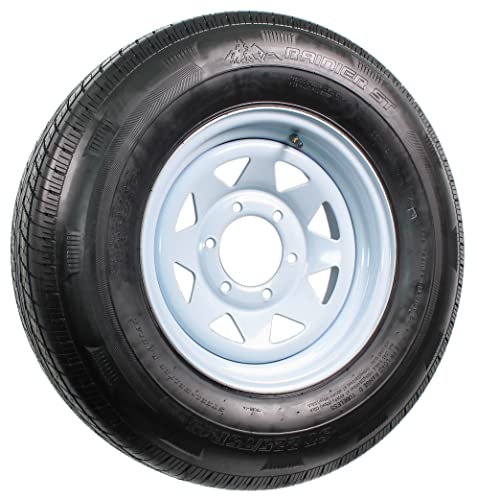 eCustomrim 2-Pack Radial Trailer Tire Rim Assembly ST225/75R15 6 Lug Load D