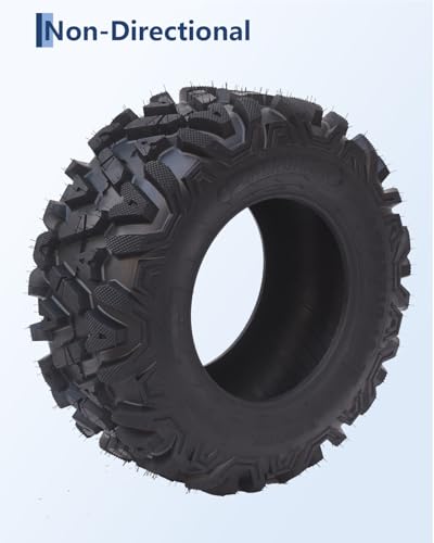Garvee 26x9-12 Atv Tires - All Terrain, Utv Off-Road, Set of 2, Tubeless - size: 26x9-12, style: Pattern A