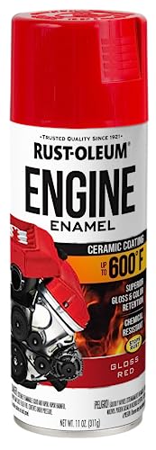 Rust-Oleum Automotive Engine Enamel Spray Paint, Gloss Red - color: Gloss Red, size: 11 Ounce (Pack of 1)