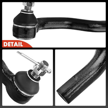 A-Premium Front Inner & Outer Tie Rod End Kit Fix Uneven Tire Wear