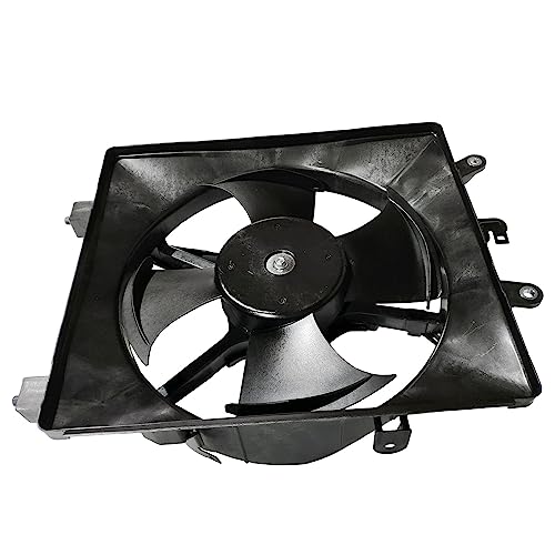 PartsFlow A/C Condenser Cooling Fan Assembly 38605PLCJ013 For 2001 2002 2003 2004 2005 Honda Civic 1.7L 4 Cyl 620-220 - color: For Honda Civic