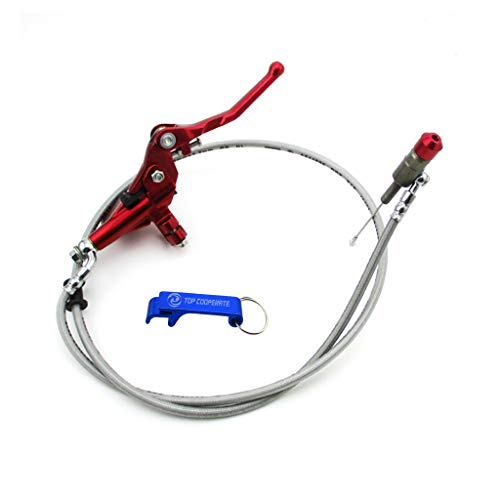 Red 1200mm Line Hydraulic Clutch Handle Lever Master Cylinder for Pit Dirt Bike Motocross Motorcycle