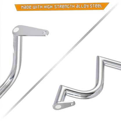 Kinglemc Crash Bar Engine Guard for Kawasaki Vulcan(Chrome) - color: Chrome, size: VN1600A VN1600E