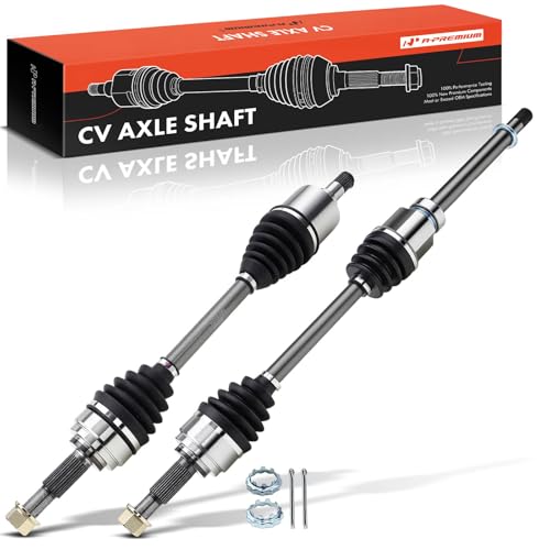 A-Premium Set of 2 Front CV Axle Shaft Assembly - style: Front Driver and Passenger Side