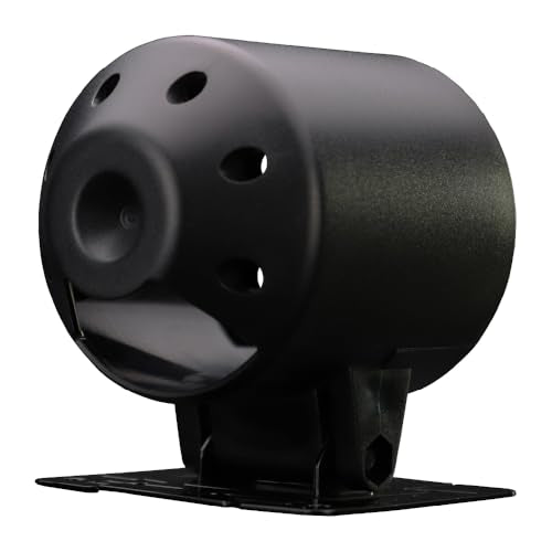 RACETECH 52mm Universal Single Gauge Mounting Cup & Stand – Black - color: Black, size: 52mm (2-1/16")