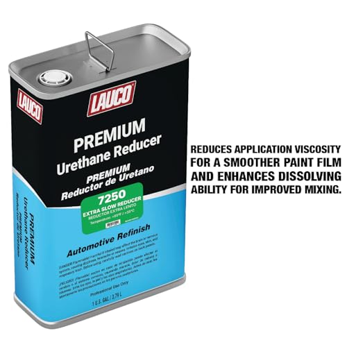 Extra Slow Urethane Grade Reducer (7250), 2 Gallons, > 95°F - For Automotive Paint and Industrial Paint Use - High Performance Automotive Grade﻿ - style: Extra Slow - Two Gallons