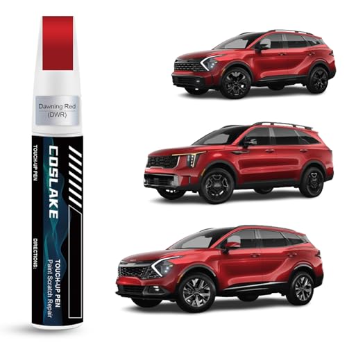 Car Touch Up Paint(Dawning Red(DWR)) for Kia - color: Dawning Red(DWR) for 2023-2025 Sportage/2023-2025 Sportage Hybrid/2023-2025 Sportage Plug-in Hybrid/2023-2024 Telluride/2024-2025 Sorento