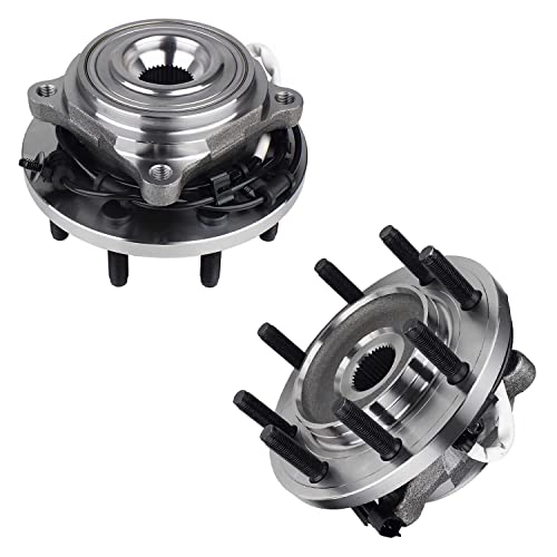 Detroit Axle - 4pc Front Wheel Bearing Hubs Kit for 2014-2018 Ram 2500 - size: 4SW42491/Kit