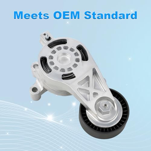 Belt Tensioner Assembly with Pulley Compatible with Audi A3 TT Quattro - size: 06F903315