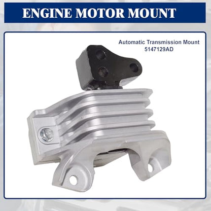 Engine Motor Mount Trans Mount kit fit for 2011-2018 Dodge Journey L4 2.4L AT for Dodge Avenger 2012-2014 Replace A5686, A5687, A5754 3PCS Vinsyut - color: Dodge Journey 2011-2018 2.4L