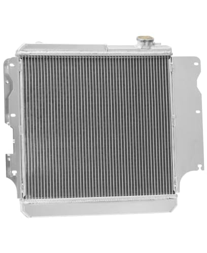 Aluminum 2 Row Radiator For 1987-2006 Jeep Wrangler YJ/TJ 2.4L 2.5L 4.0L 4.2L - size: 2-Row Aluminum