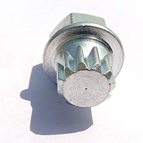 11 Splines Anti-Theft Wheel Lock Nut Key Adapter 8D0601139F001 Compatible with ABC 11 Teeth (Pointy) 1997-2007 VW Bettle Bora Golf Jetta Passat Audi A4 A6 S6 A8 TT SEAT Skoda