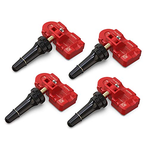 MORESENSOR Signature Series 315MHz TPMS Tire Pressure Sensor 4-Pack | Preprogrammed for Select 80+ American Brand Models | Replacement for F2GZ-1A189-A HC3Z-1A189-A | Snap-in | NX-S079-SN-4