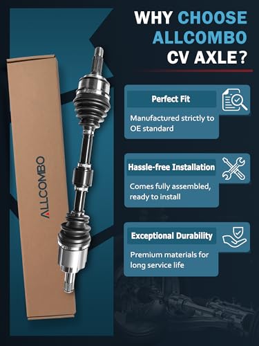 ALLCOMBO CV Axle Assembly Front Left Compatible with 2006-2015 Honda Civic