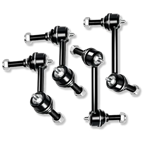 K6665 K6666 K6667 K6668 4Pcs Front Rear Stabilizer Sway Bar End Links for Isuzu 2003 Ascender, for Oldsmobile 02-03 Bravada, for Chevrolet 02-03 Trailblazer EXT, for GMC 02-03 Envoy XL - size: 4PC-K6665 K6668