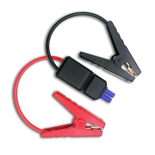 1 PC Car Emergency Battery Jump Cable, EC5 Heavy Duty Jump Starter Replacement Cables with Battery Clamps, EC5 Connector Replacement Alligator Clip, Universal for Most Cars (Red # Black)