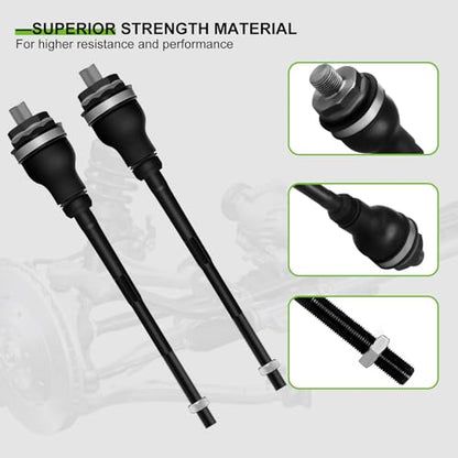 SCITOO 8pcs Suspension Kit Sway Bar Outer Inner Tie Rod Idler Pitman Arm 4 Grooves for Chevy Tahoe Silverado 1500 Suburban 1500 Avalanche 1500 for GMC Sierra 1500 Yukon for Cadillac Escalade