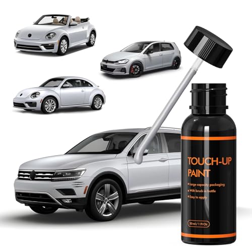 Touch Up Paint for Car Compatible with Mostly Volkswagen Models (LB9Z White Silver) - color: LB9Z White Silver