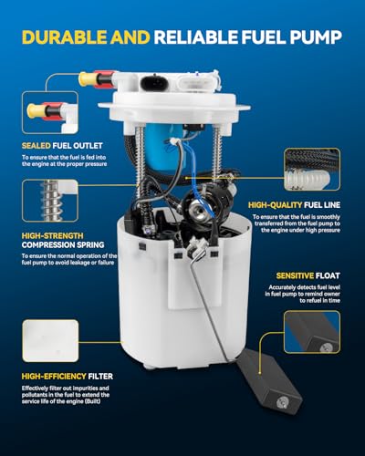 PHILTOP Electric Fuel Pump Assembly FG0974 Fit for Chevrolet HHR