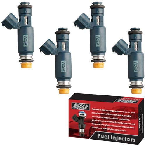 Set of 4 Fuel Injectors 16600-8J010 FJ468 Replacement - size: FJ468