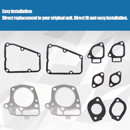 Gasket Kit Fits for Kawasaki FR651V R691V FR730V FS691V FX691V Engines 10D13 Replaces 11004-7026 110047026