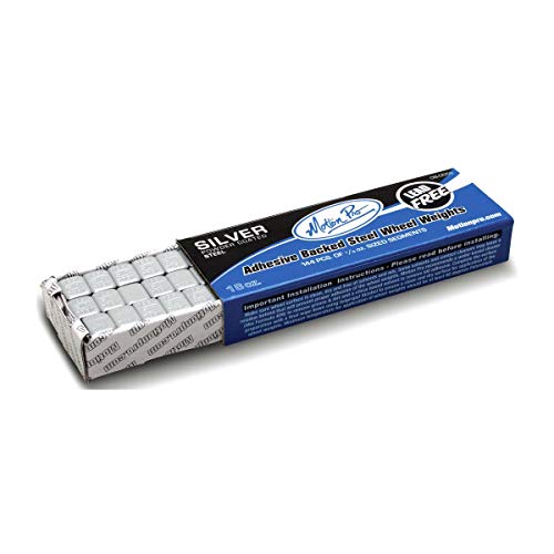 Motion Pro 08-0552 Silver Steel 1/8 oz. Wheel Weight - 144 Piece - color: Silver