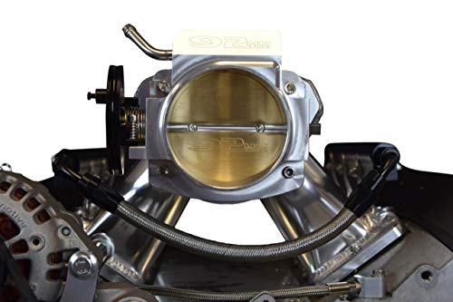ICT Billet LS 92mm Throttle Body to 102mm Intake Manifold 4 Bolt TB Adapter LS1 LS3 LSX 551571 Natural