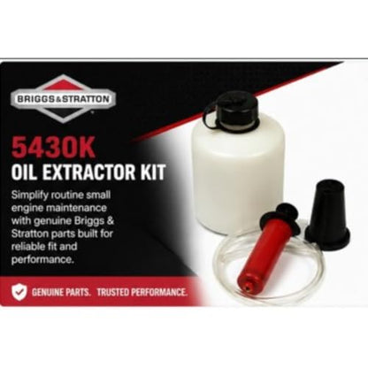 Briggs & Stratton 5430K Oil Extractor Kit - Genuine OEM No-Mess Vacuum Pump for Lawn Mowers, Snow Blowers & Generators, 1.6-Liter - size: 1.6-Liter