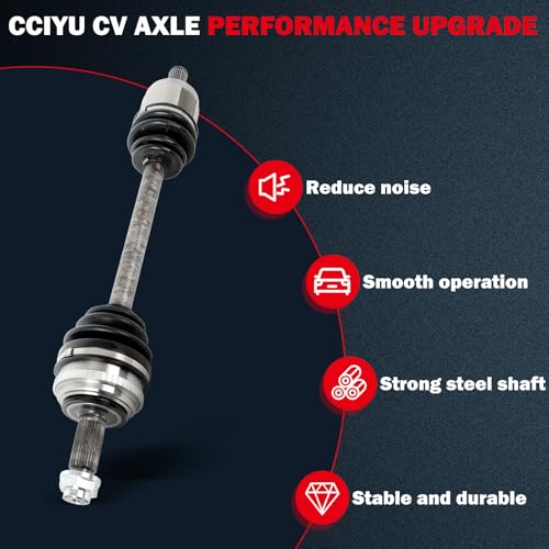 CCIYU CV Axle Shaft Assembly for Honda Accord 1998 1999 2000 2001 2002 - size: 18-0003
