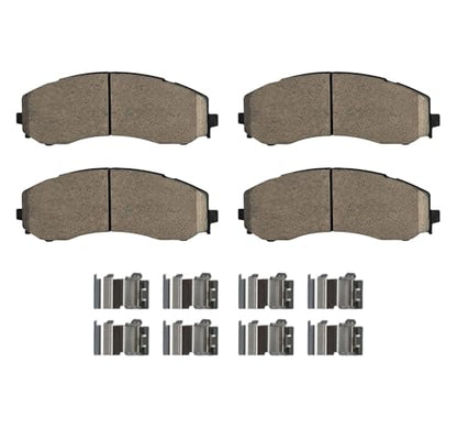 SATISFIED Ceramic Front Brake Pads D2223 Fit For Ram 2500 2019-2024 - size: D2223-9462