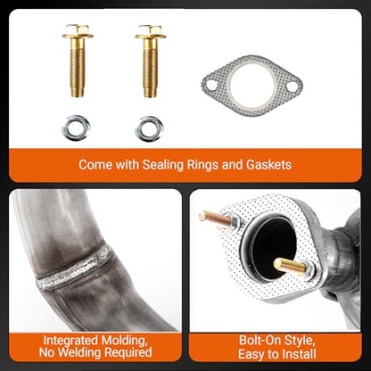 100% Stainless Steel Rear Exhaust Muffler for Hyundai Sonata 11-14 HS08 - size: For 2011-2014 Hyundai Sonata