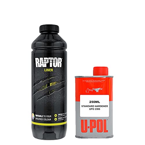 Custom Shop Raptor Tintable Urethane Spray-On Truck Bed Liner, 1 Quart Kit